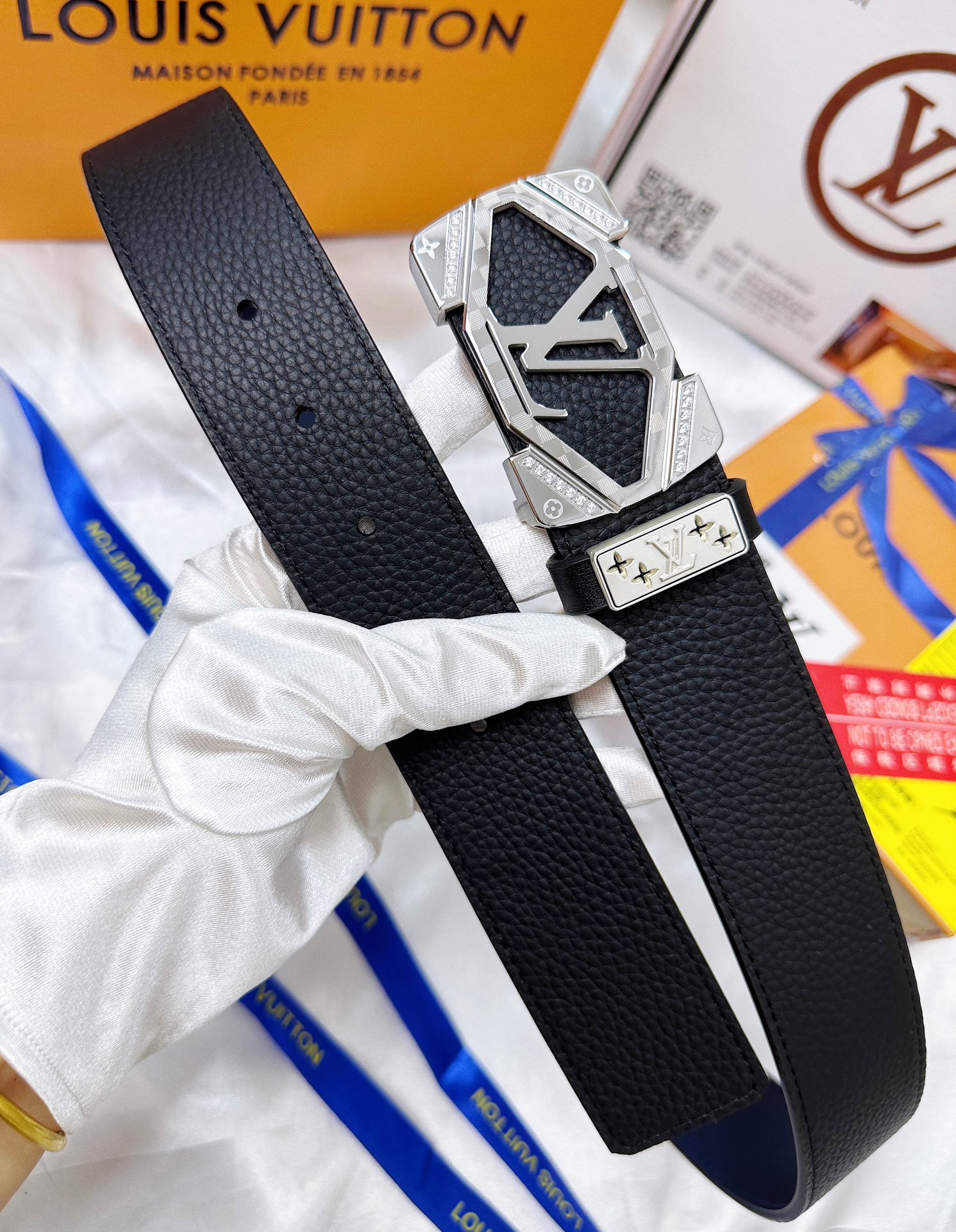 【LOUIS VUITTON】(ルイヴィトン) 3.8cmベルト メンズ  24706