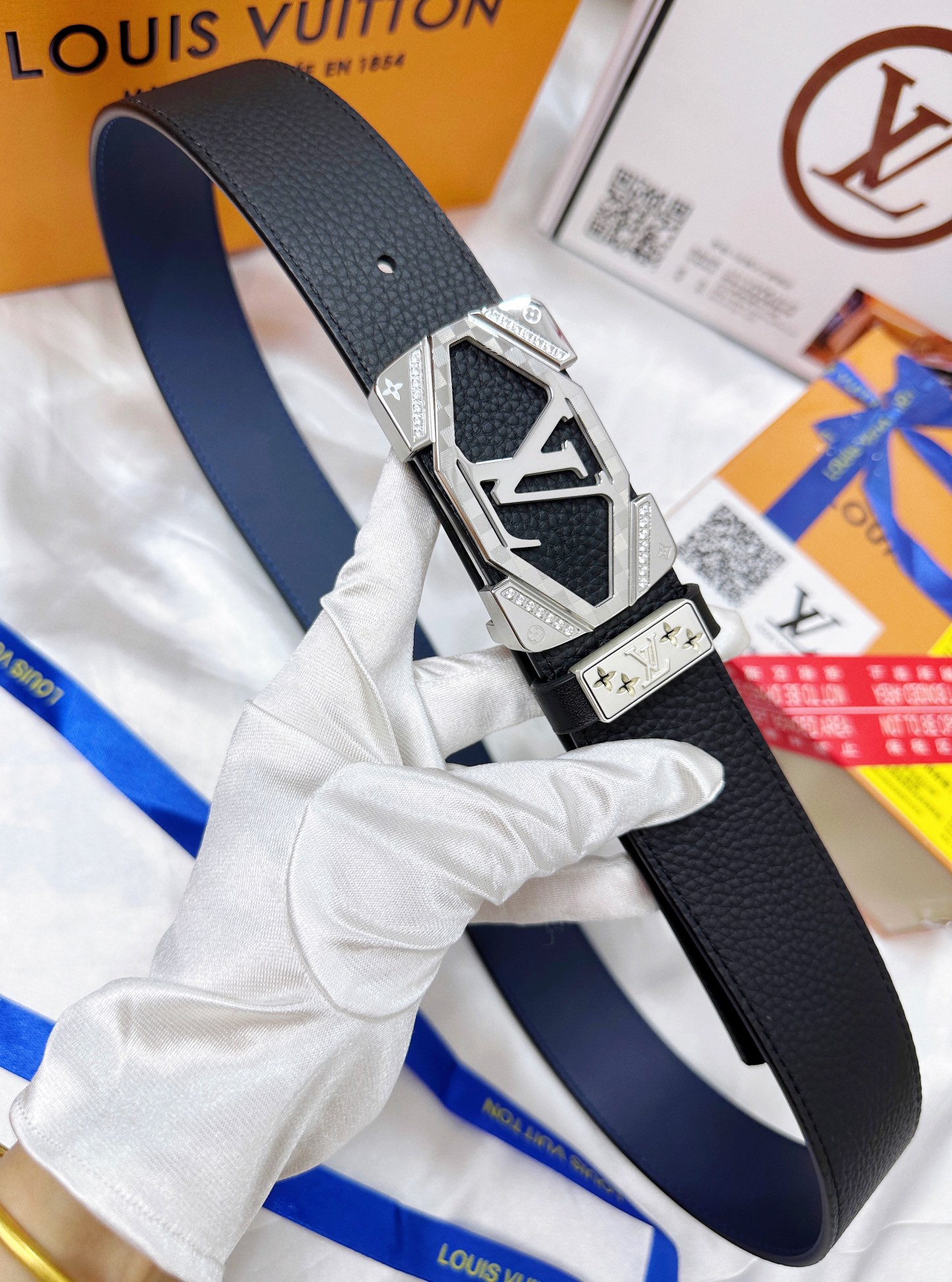 【LOUIS VUITTON】(ルイヴィトン) 3.8cmベルト メンズ  24706