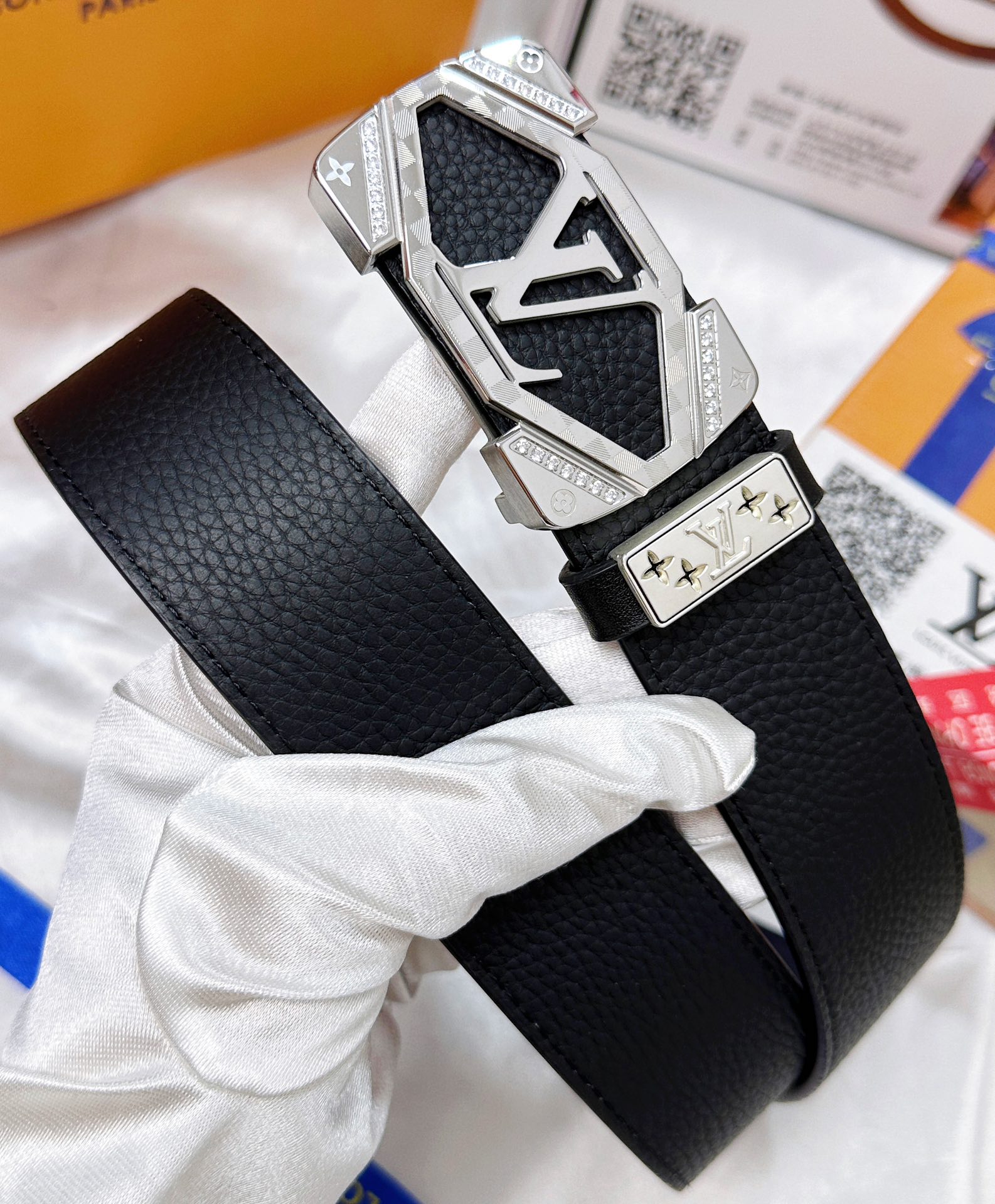 【LOUIS VUITTON】(ルイヴィトン) 3.8cmベルト メンズ  24706