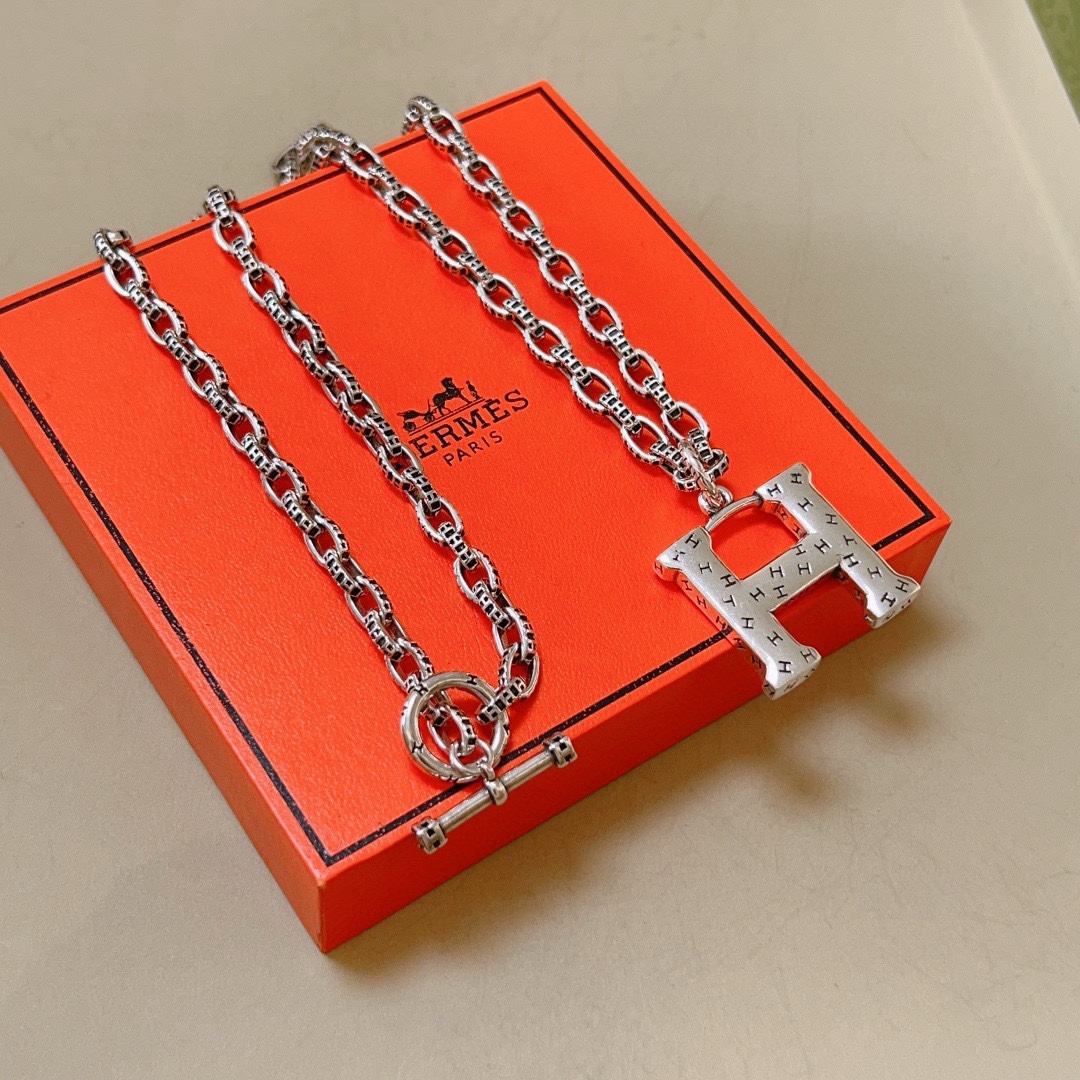 【HERMES】ネックレス、新しいネックレス万能シンプルファッションオーナメント 2473