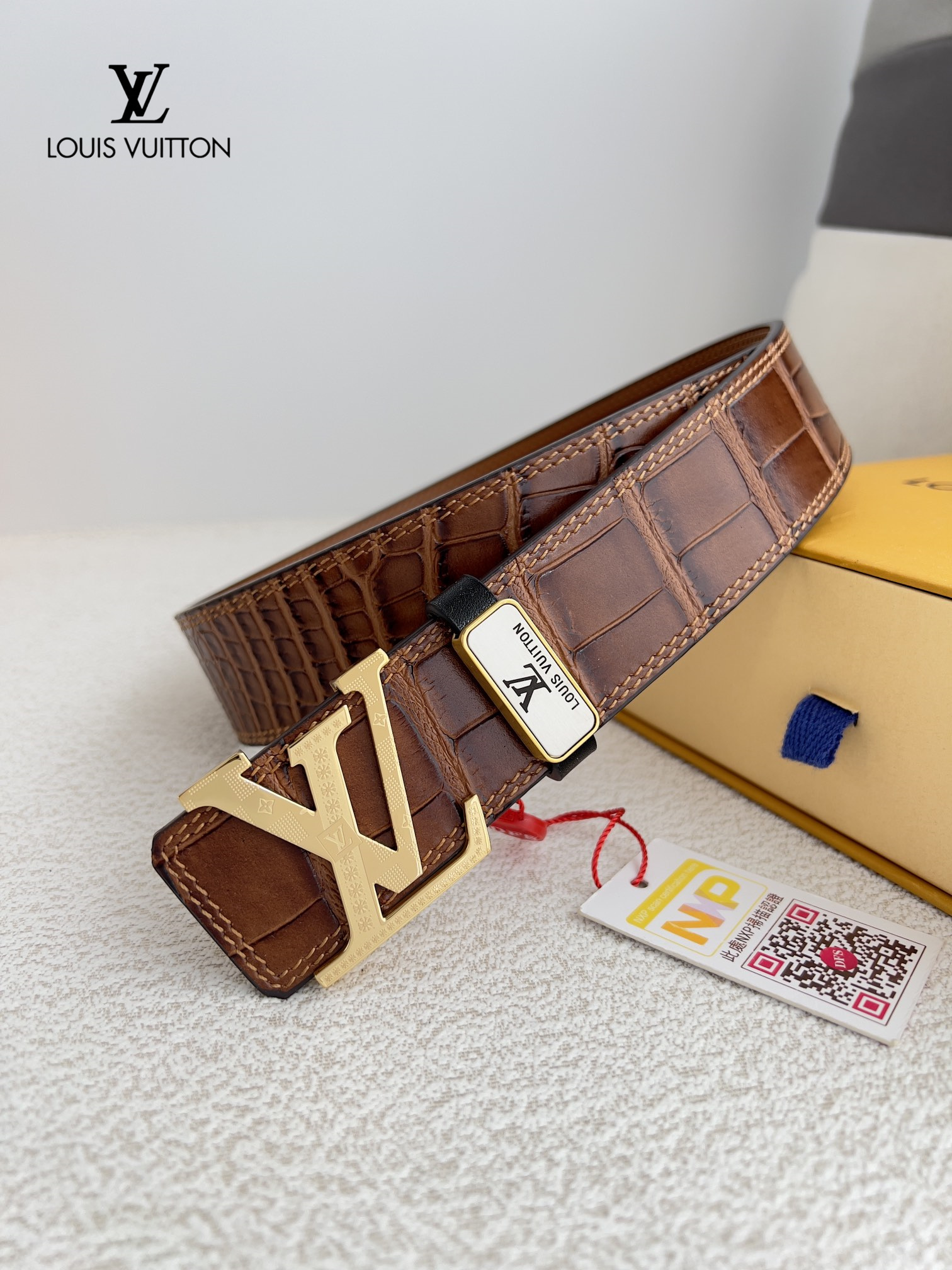 【LOUIS VUITTON】(ルイヴィトン) 3.8cmベルト メンズ  24706