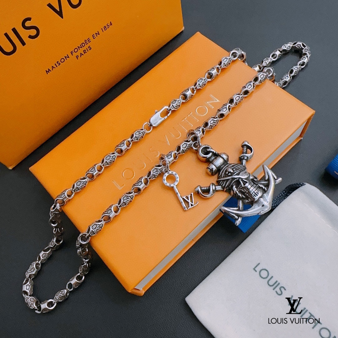 【 LOUIS VUITTON】ネックレス、新しいネックレス万能シンプルファッションオーナメント