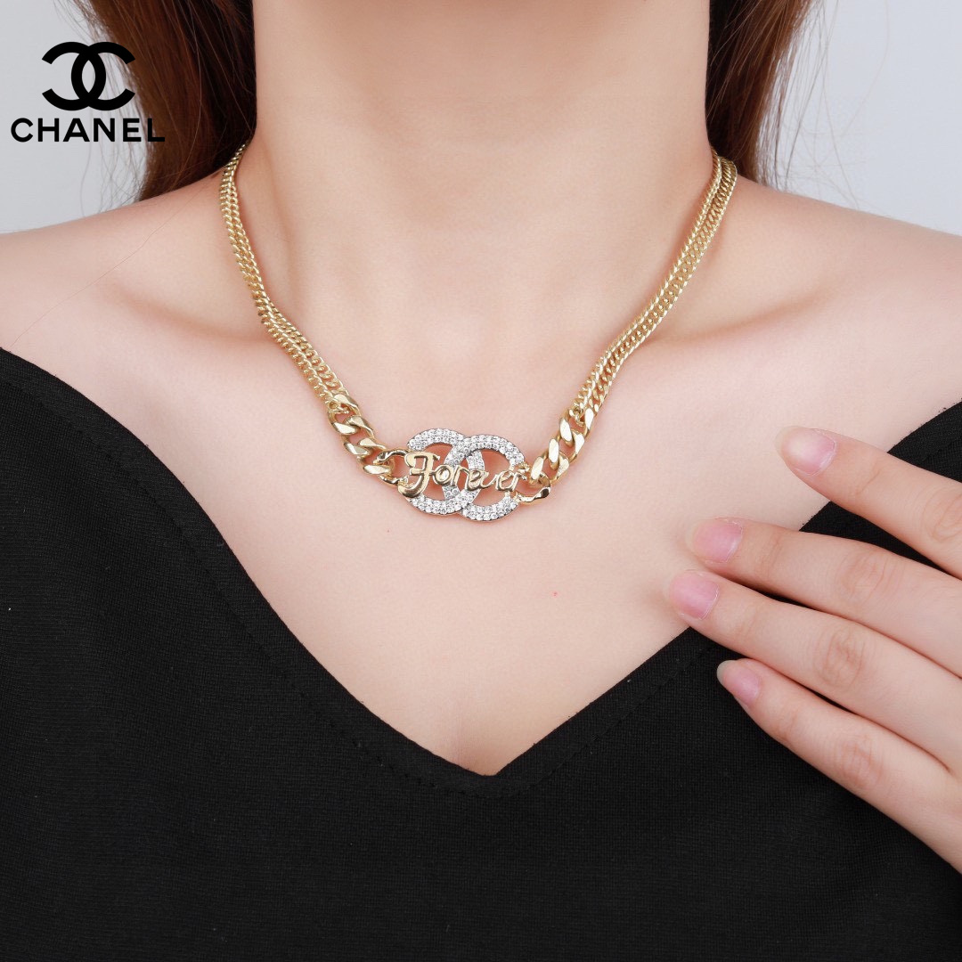 【CHANEL】ネックレス、新しいネックレス万能シンプルファッションオーナメント