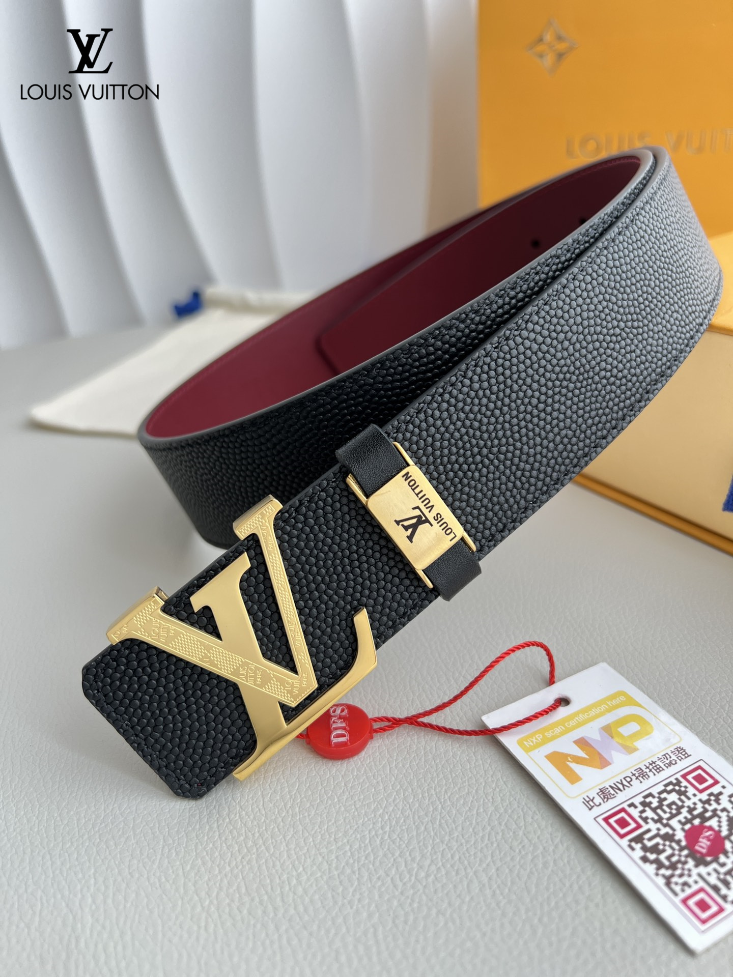 [Copy]GUCCI ベルト メンズ GGスプリームキャンバス インターロッキングG バックル ベージュ×ブラウン