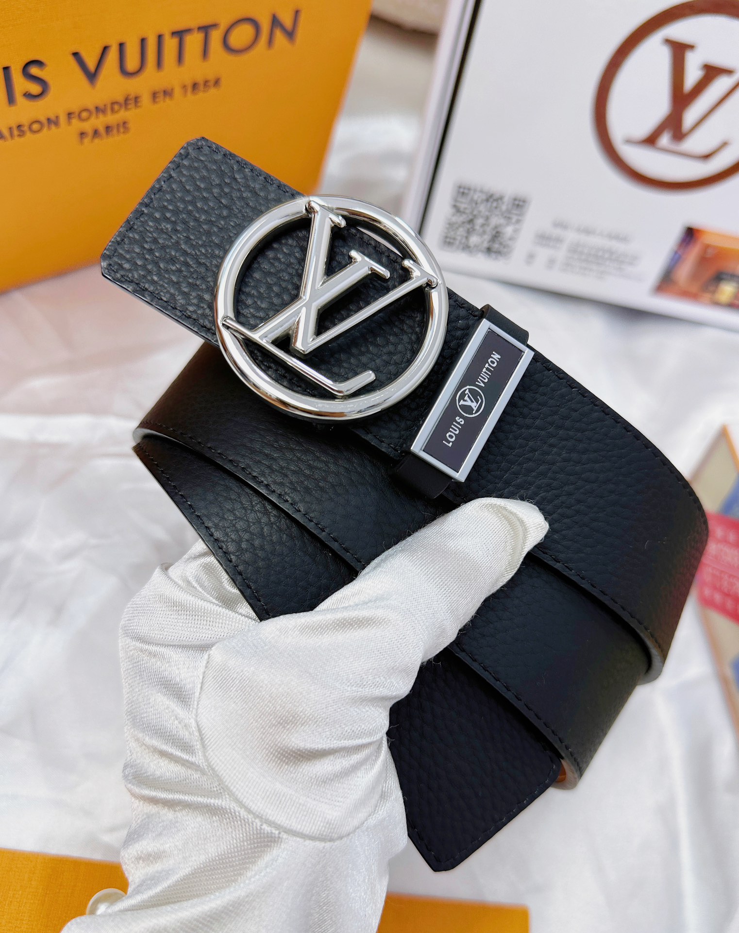 【LOUIS VUITTON】(ルイヴィトン) 3.8cmベルト メンズ