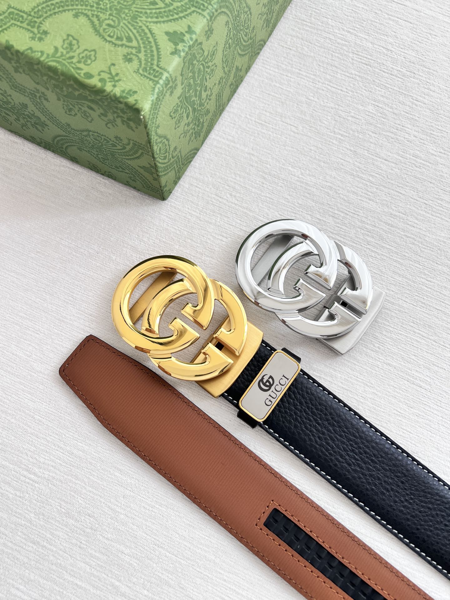 【GUCCI】(グッチ) 3.5cmベルト メンズ