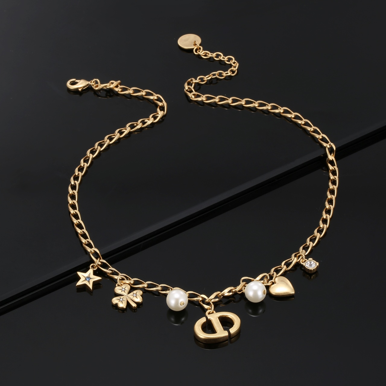 【DIOR】ネックレス、新しいネックレス万能シンプルファッションオーナメント