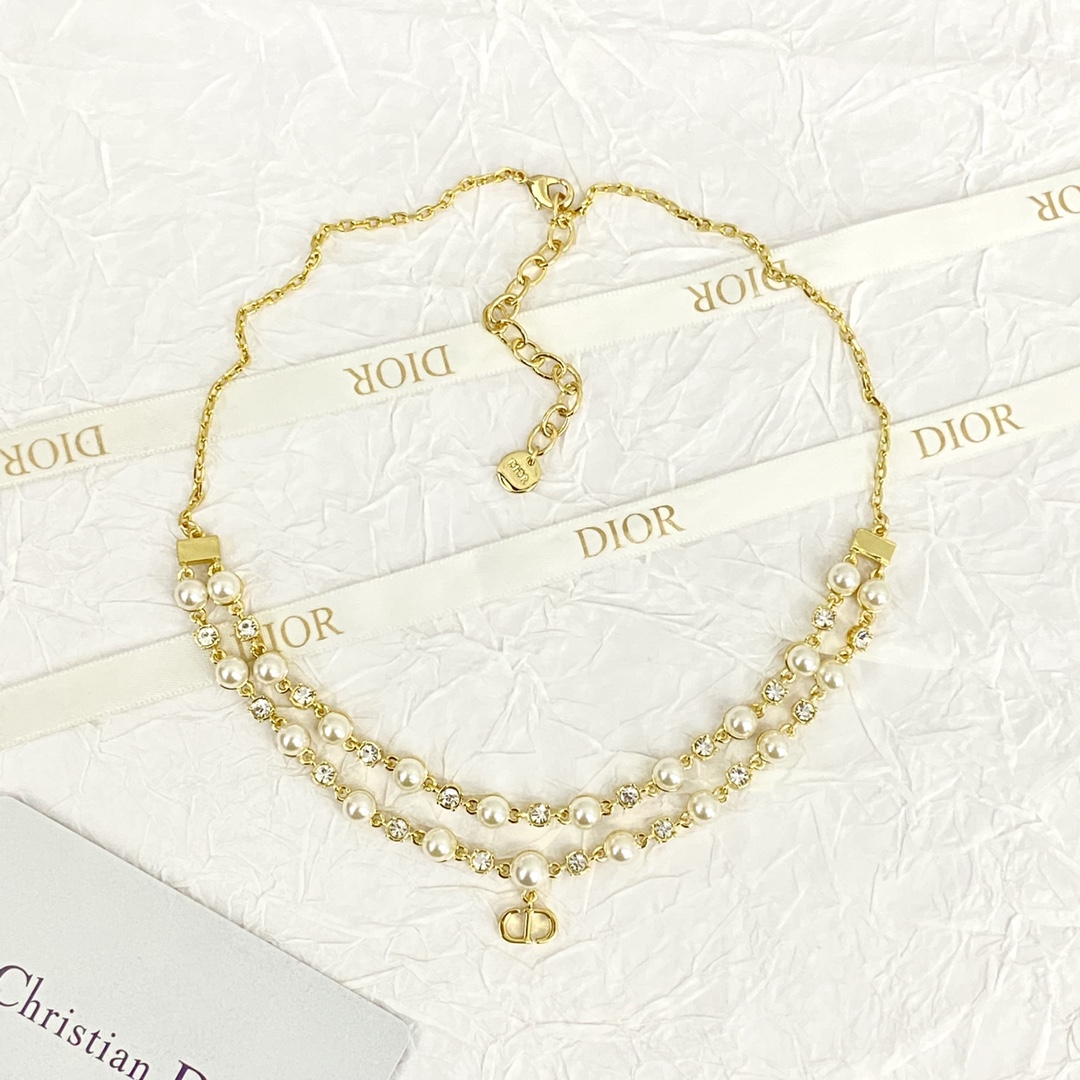 【DIOR】ネックレス、新しいネックレス万能シンプルファッションオーナメント 2473