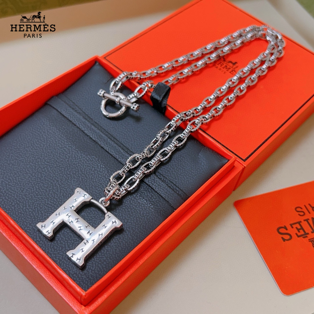 【HERMES】ネックレス、新しいネックレス万能シンプルファッションオーナメント 2473