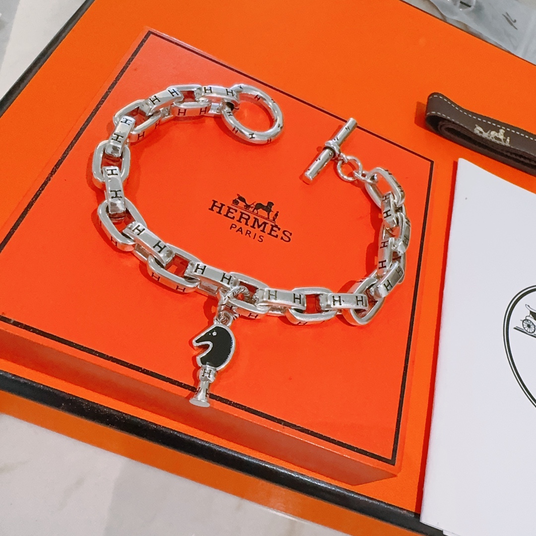 【HERMES】ブレスレット、ファッションシンプルなスタイル 2473
