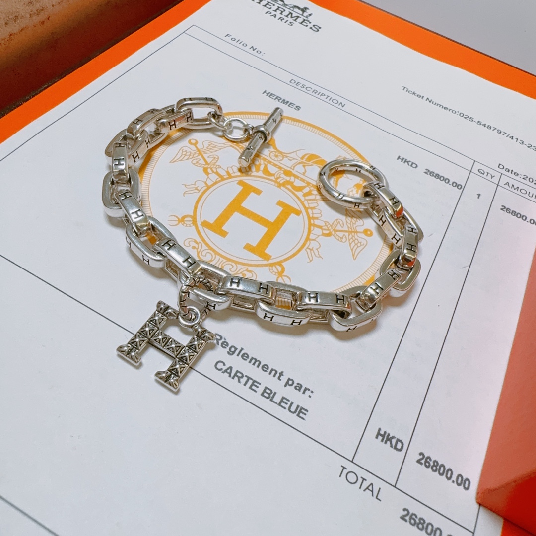 【HERMES】ブレスレット、ファッションシンプルなスタイル 2473
