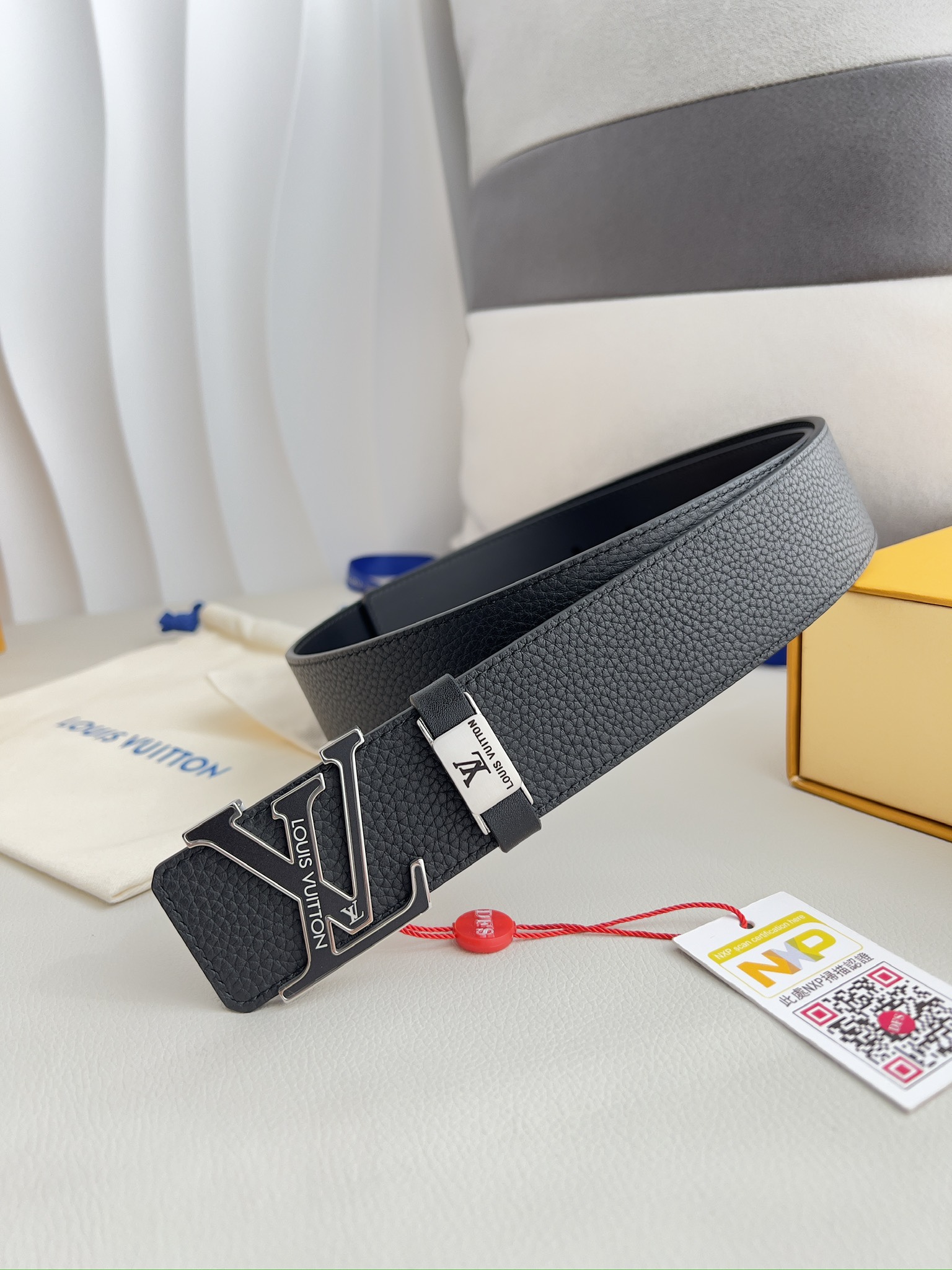 【LOUIS VUITTON】(ルイヴィトン) 3.8cmベルト メンズ