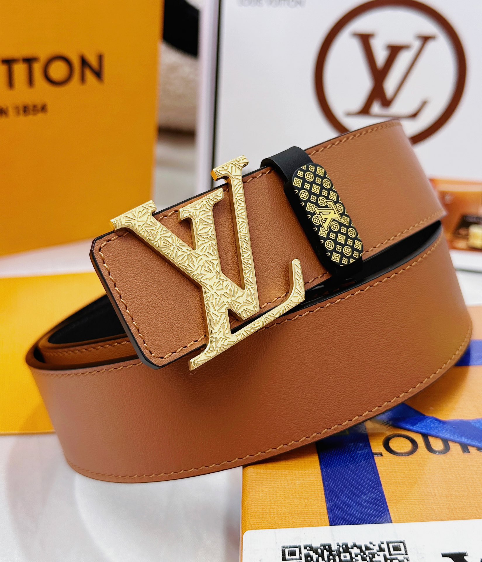 【LOUIS VUITTON】(ルイヴィトン) 3.8cmベルト メンズ