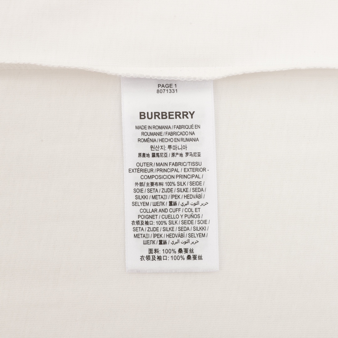 【BURBERRY  公式旗艦店】バーバリー  Tシャツ ご好評に付き再入荷 24627
