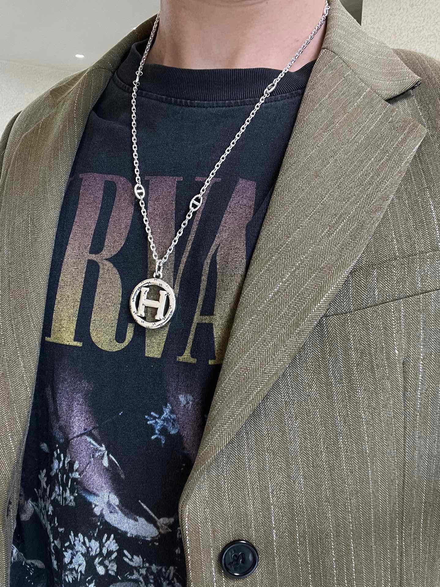 【HERMES】ネックレス、新しいネックレス万能シンプルファッションオーナメント 2473