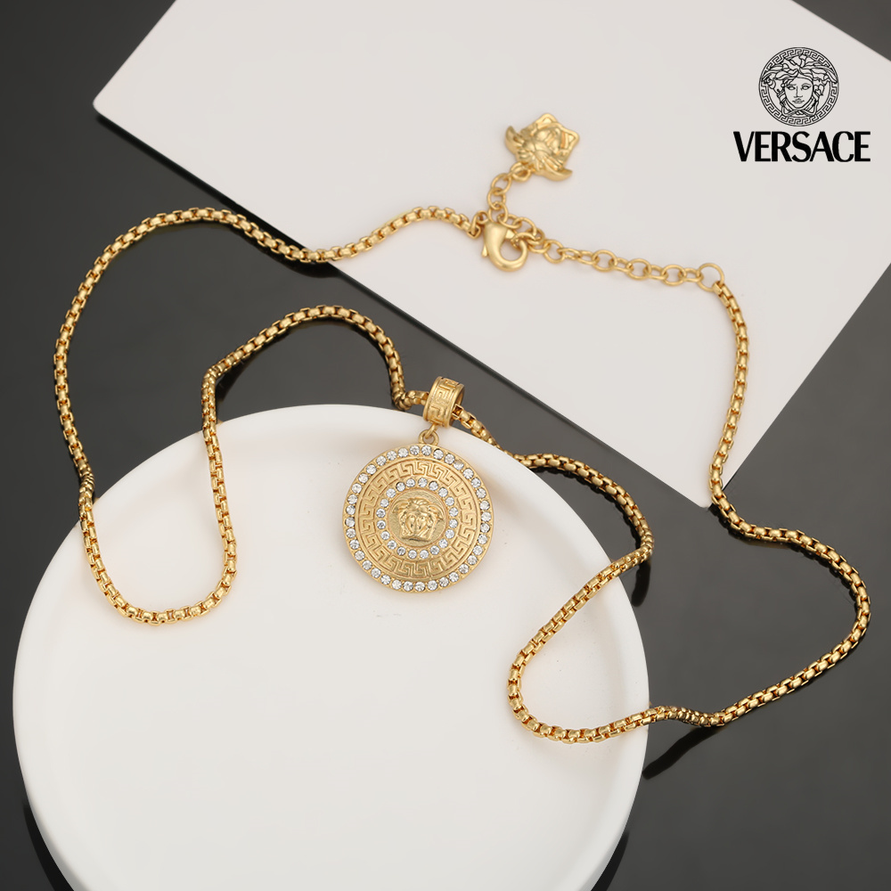 【VERSACE】ネックレス、新しいネックレス万能シンプルファッションオーナメント 2474