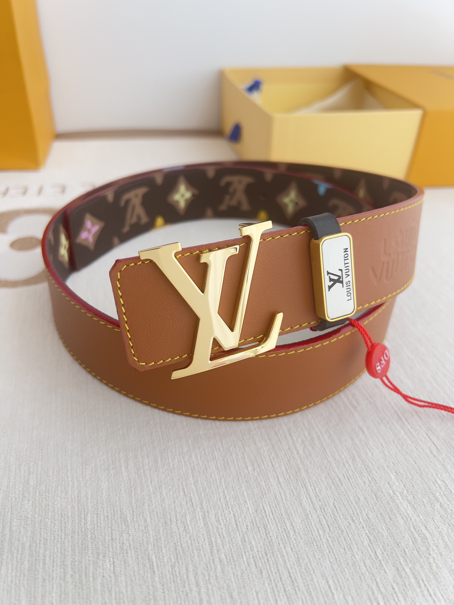 【LOUIS VUITTON】(ルイヴィトン) 3.8cmベルト メンズ  24706