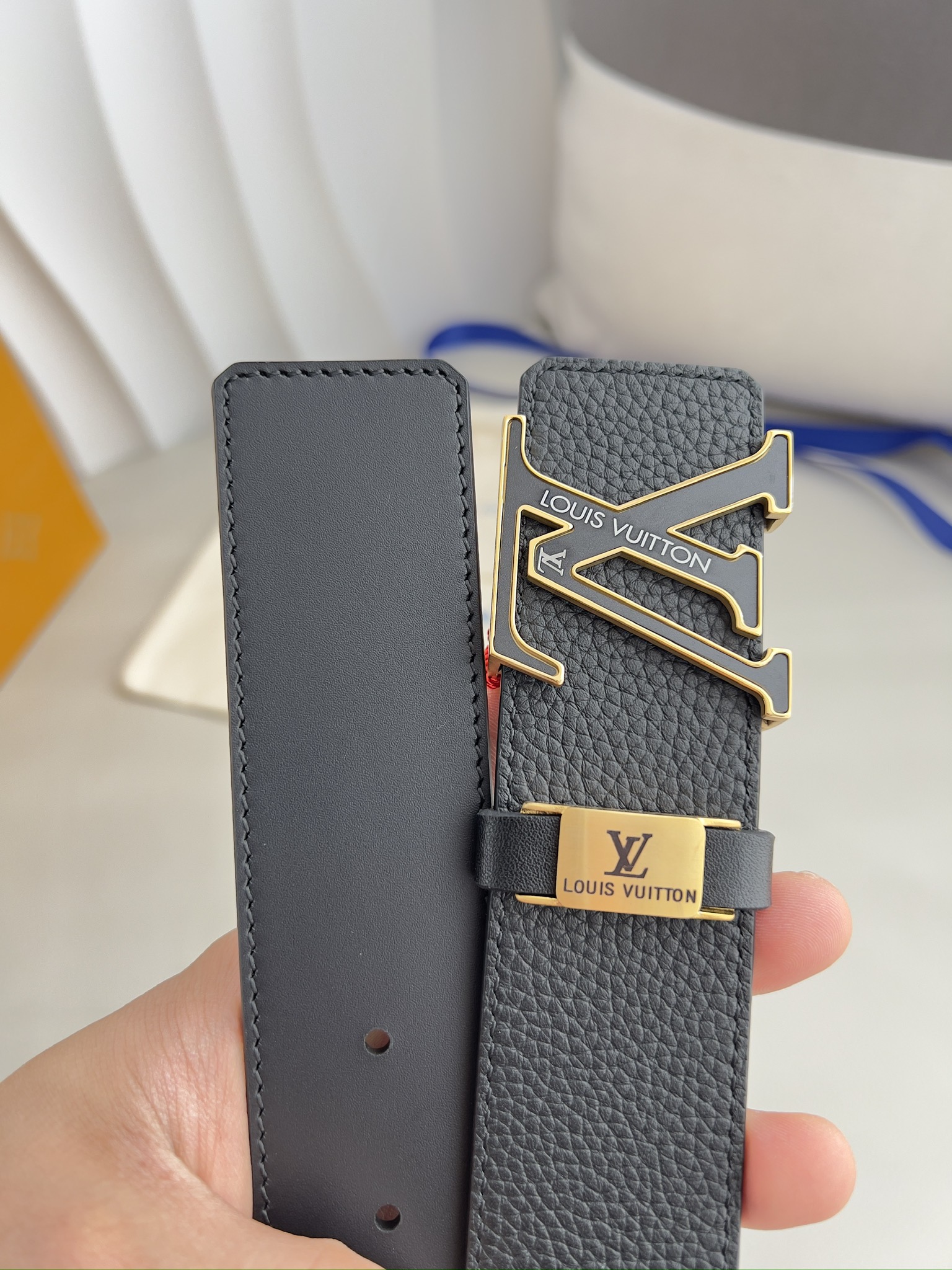 【LOUIS VUITTON】(ルイヴィトン) 3.8cmベルト メンズ