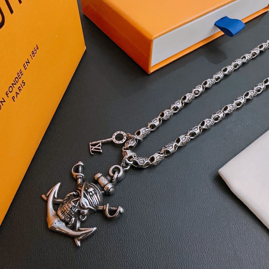 【 LOUIS VUITTON】ネックレス、新しいネックレス万能シンプルファッションオーナメント