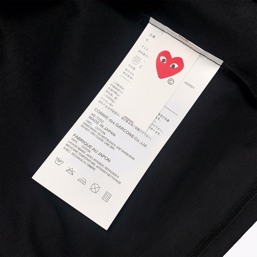【COMME DES GARCONS PLAY  公式旗艦店】コム デ ギャルソン プレイ   Tシャツご好評に付き再入荷！