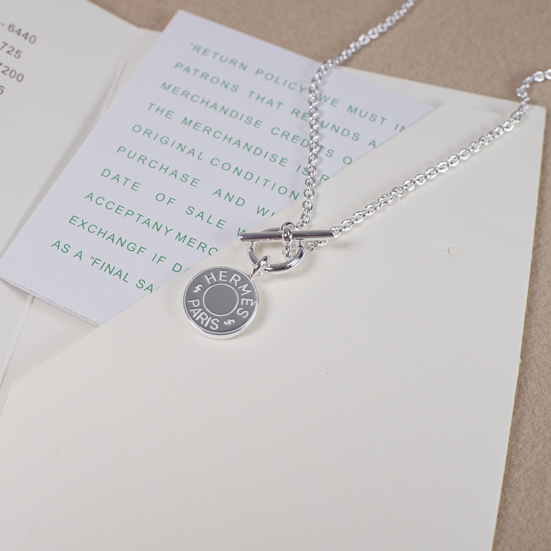 【 HERMES】ネックレス、新しいネックレス万能シンプルファッションオーナメント 2473