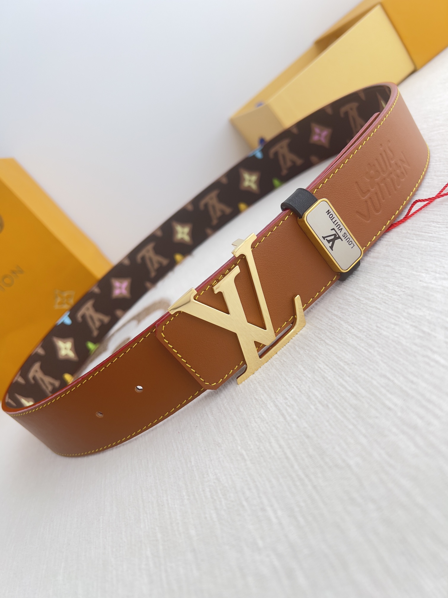 【LOUIS VUITTON】(ルイヴィトン) 3.8cmベルト メンズ  24706