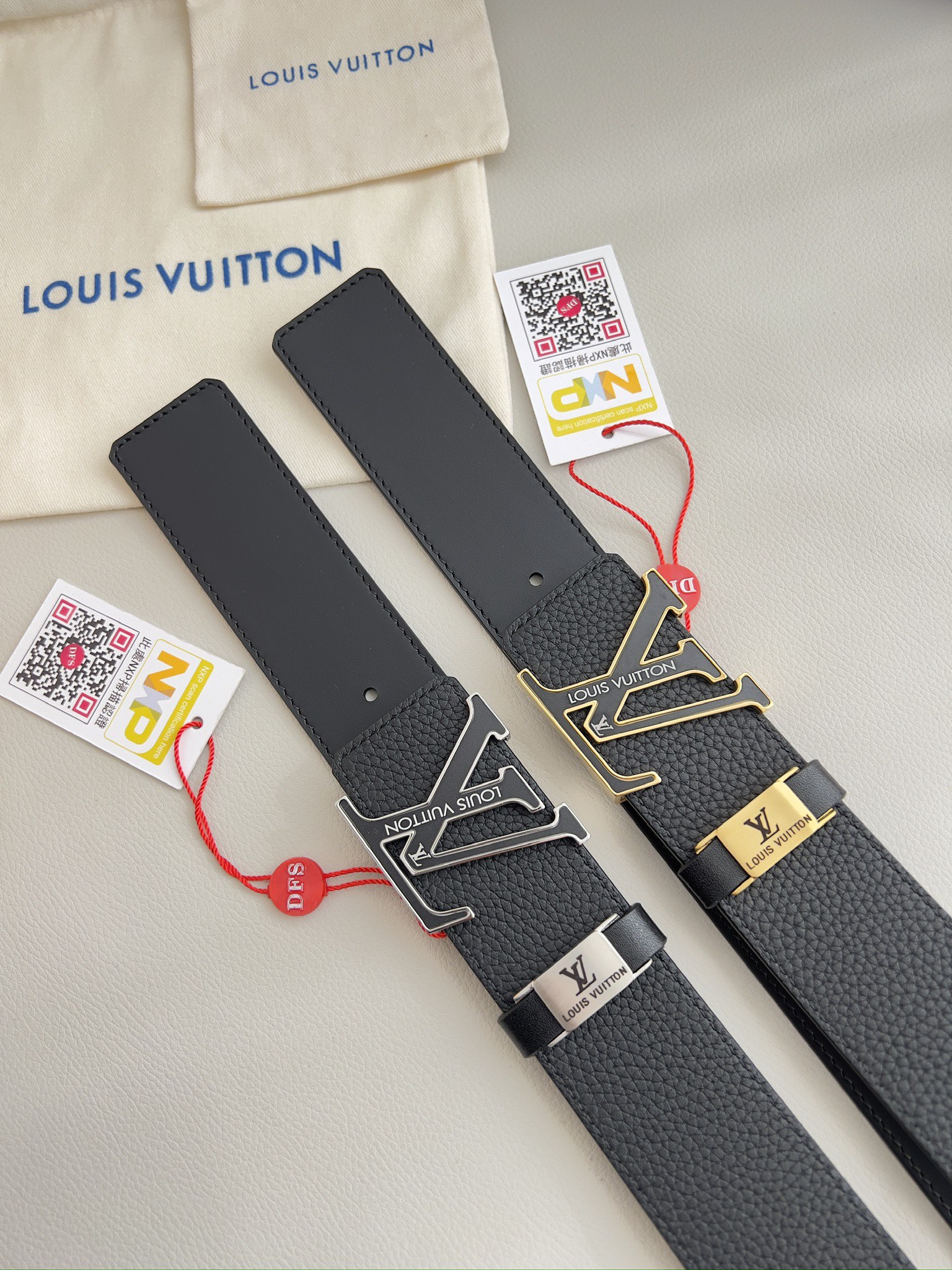 【LOUIS VUITTON】(ルイヴィトン) 3.8cmベルト メンズ