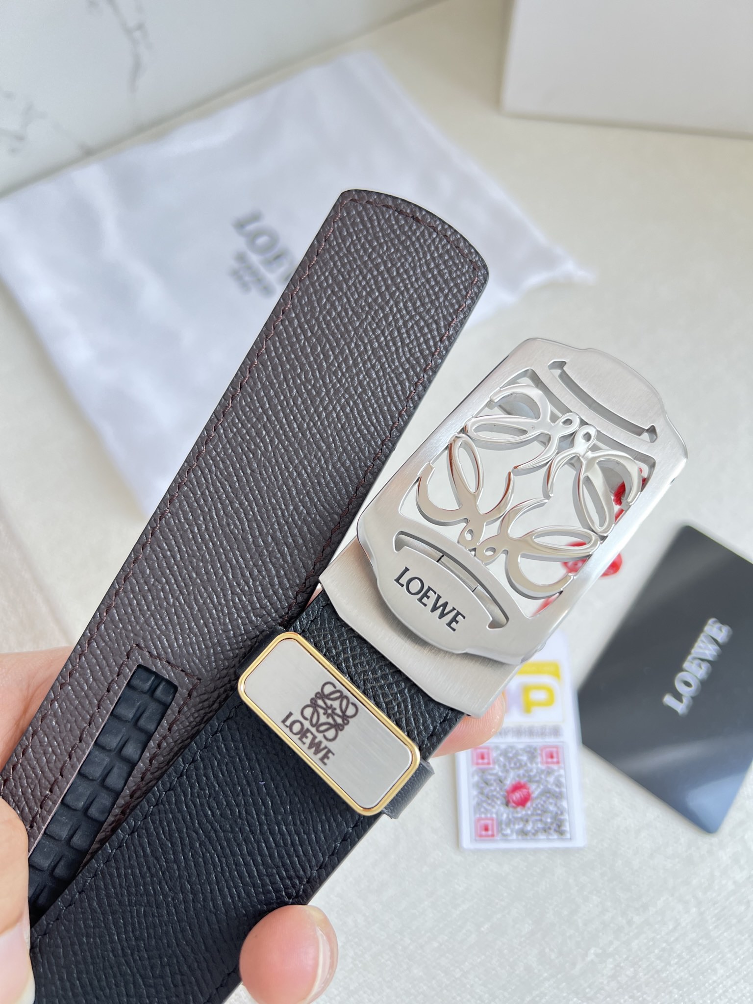 【LOEWE】(ロエベ) 3.5cmベルト メンズ