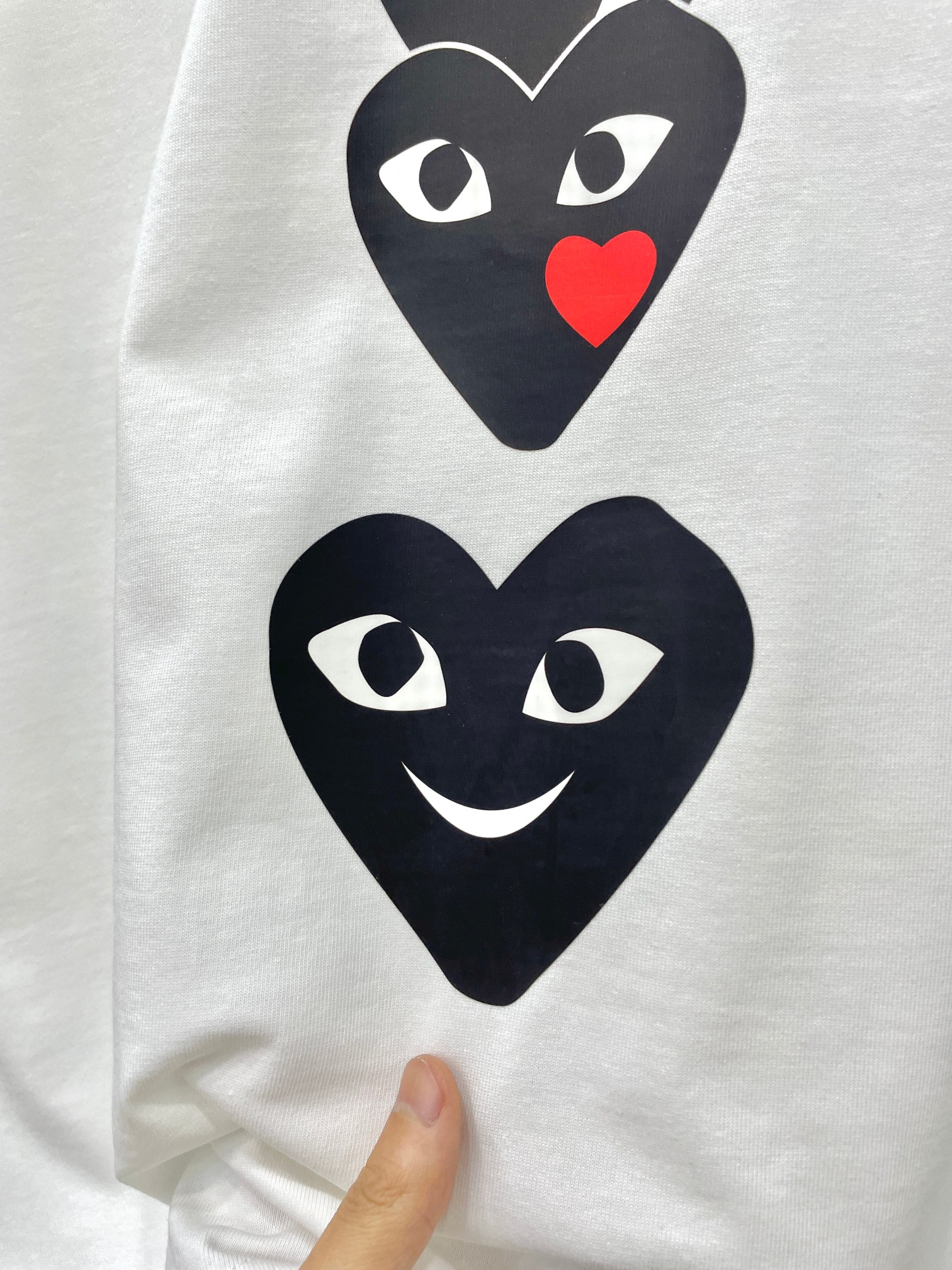 【COMME DES GARCONS PLAY 公式旗艦店】 コム デ ギャルソン プレイ   Tシャツご好評に付き再入荷！