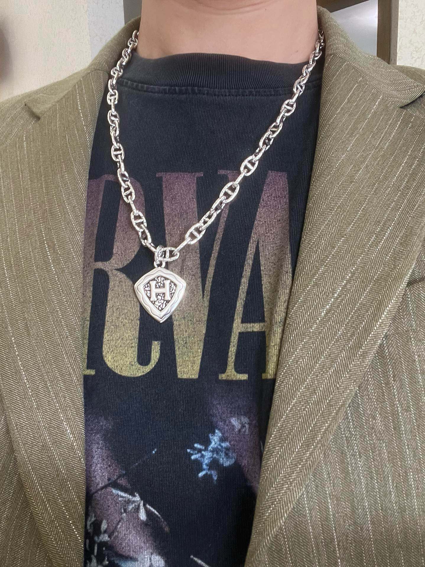 【 HERMES】ネックレス、新しいネックレス万能シンプルファッションオーナメント 2473