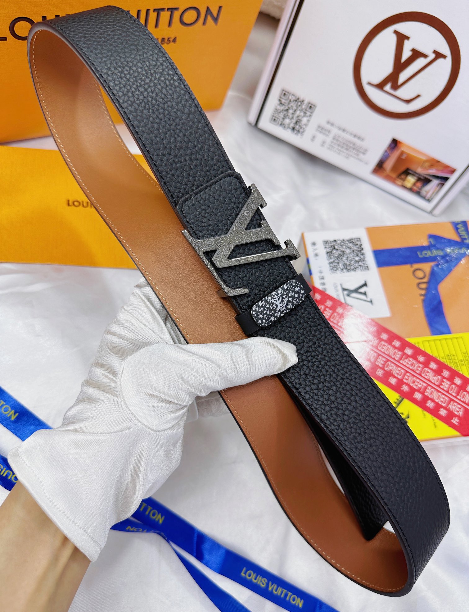 【LOUIS VUITTON】(ルイヴィトン) 3.8cmベルト メンズ