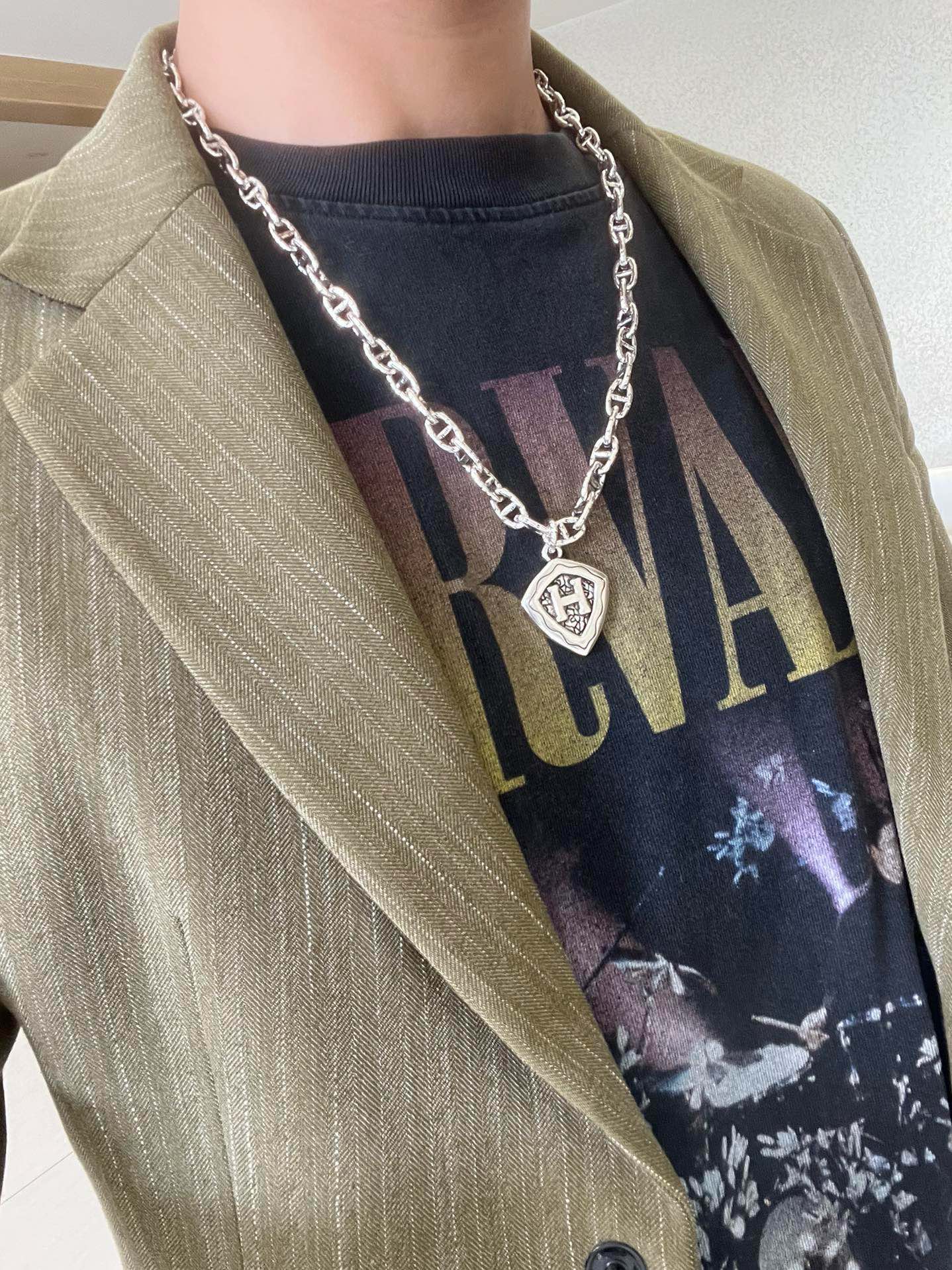 【 HERMES】ネックレス、新しいネックレス万能シンプルファッションオーナメント 2473