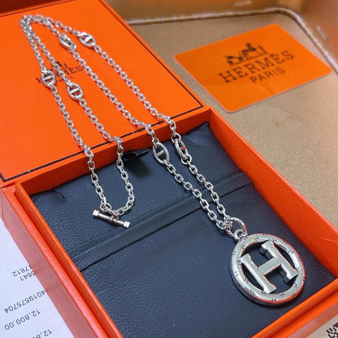 【HERMES】ネックレス、新しいネックレス万能シンプルファッションオーナメント 2473