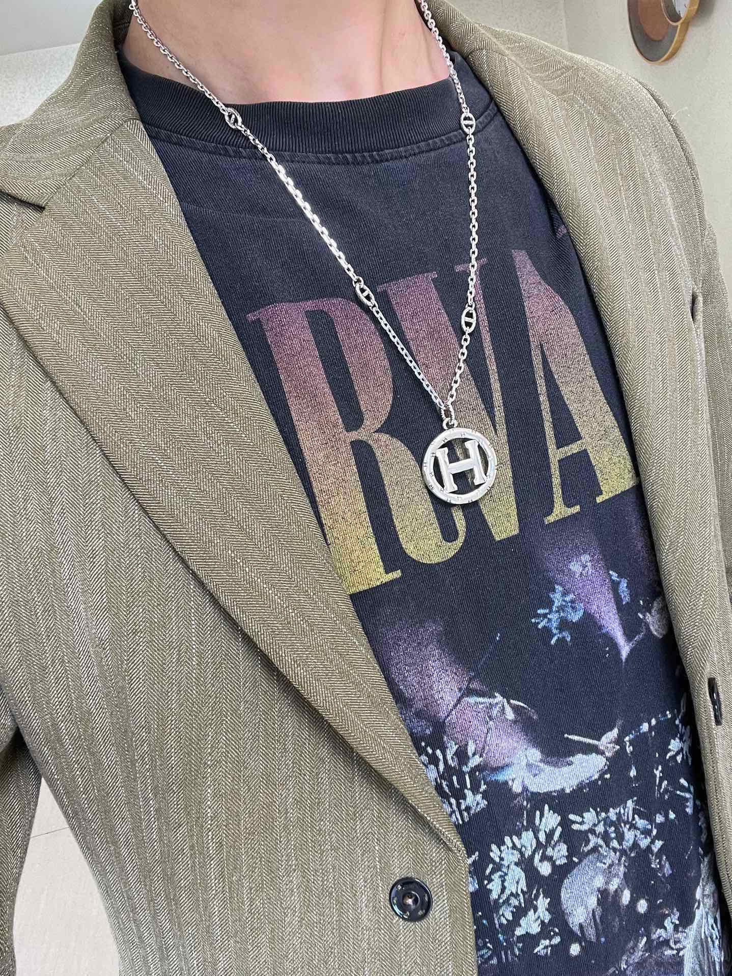 【HERMES】ネックレス、新しいネックレス万能シンプルファッションオーナメント 2473