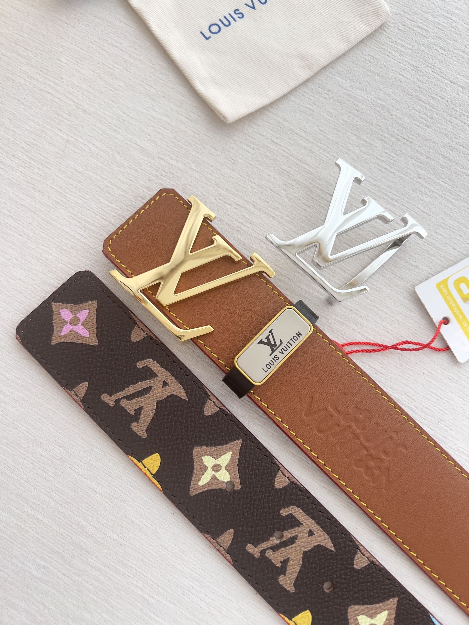 【LOUIS VUITTON】(ルイヴィトン) 3.8cmベルト メンズ  24706