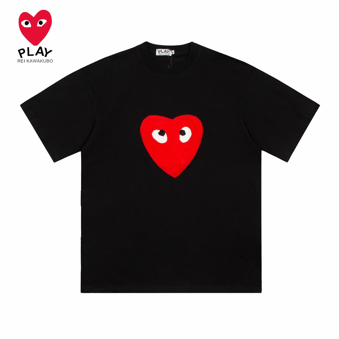 【COMME DES GARCONS PLAY 公式旗艦店】 コム デ ギャルソン プレイ   Tシャツご好評に付き再入荷！