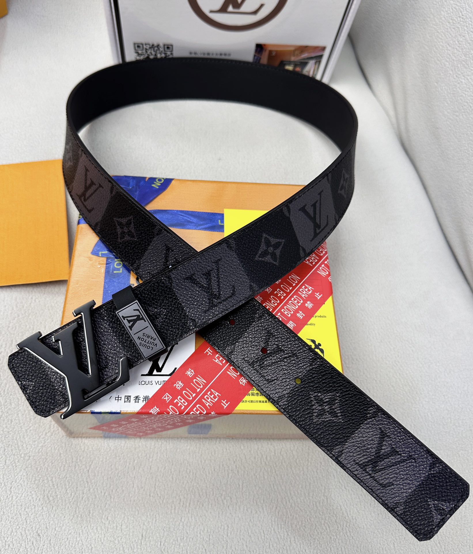 【LOUIS VUITTON】(ルイヴィトン) 3.8cmベルト メンズ