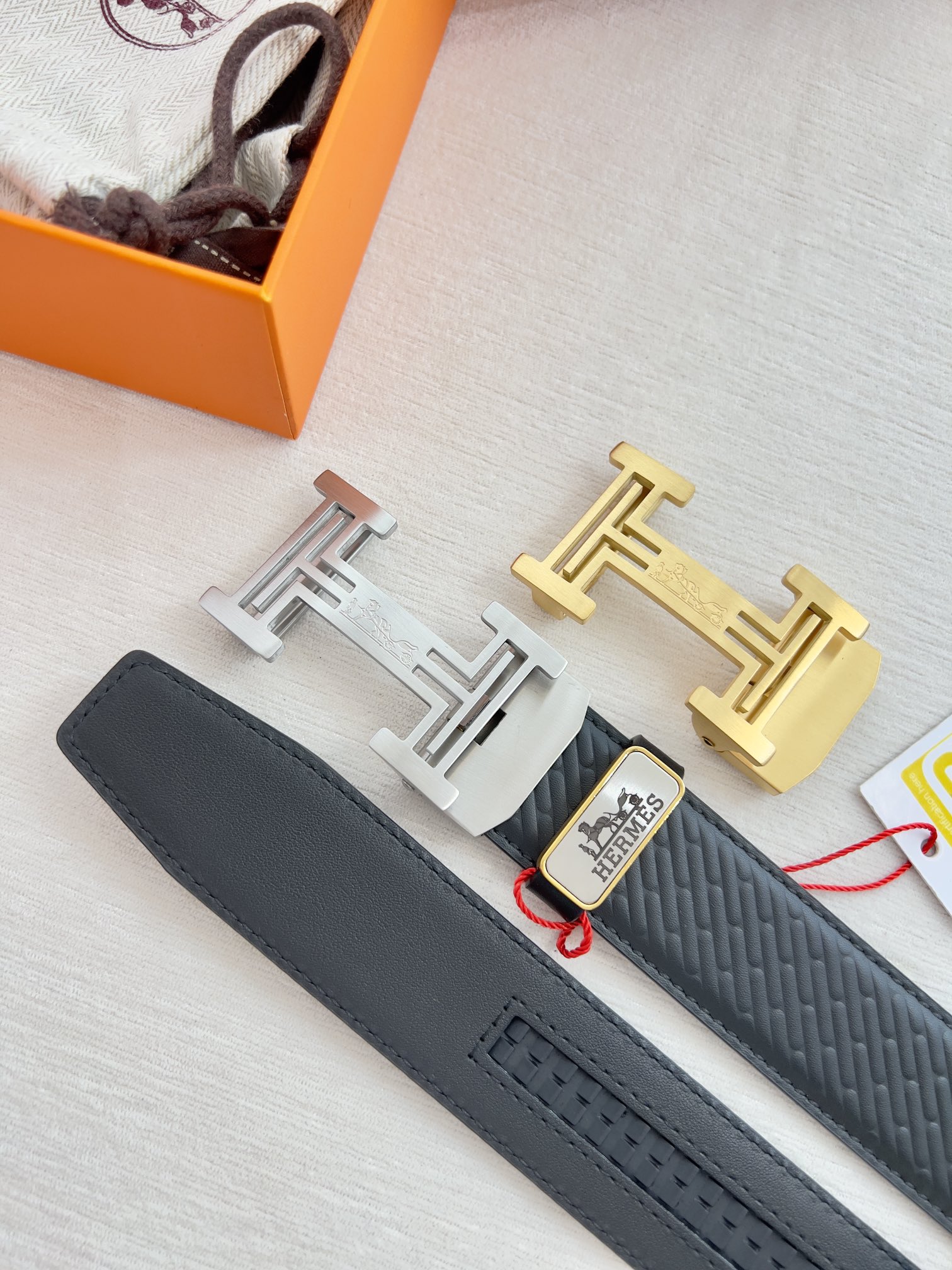 【Hermès】(エルメス) 3.5cmベルト メンズ