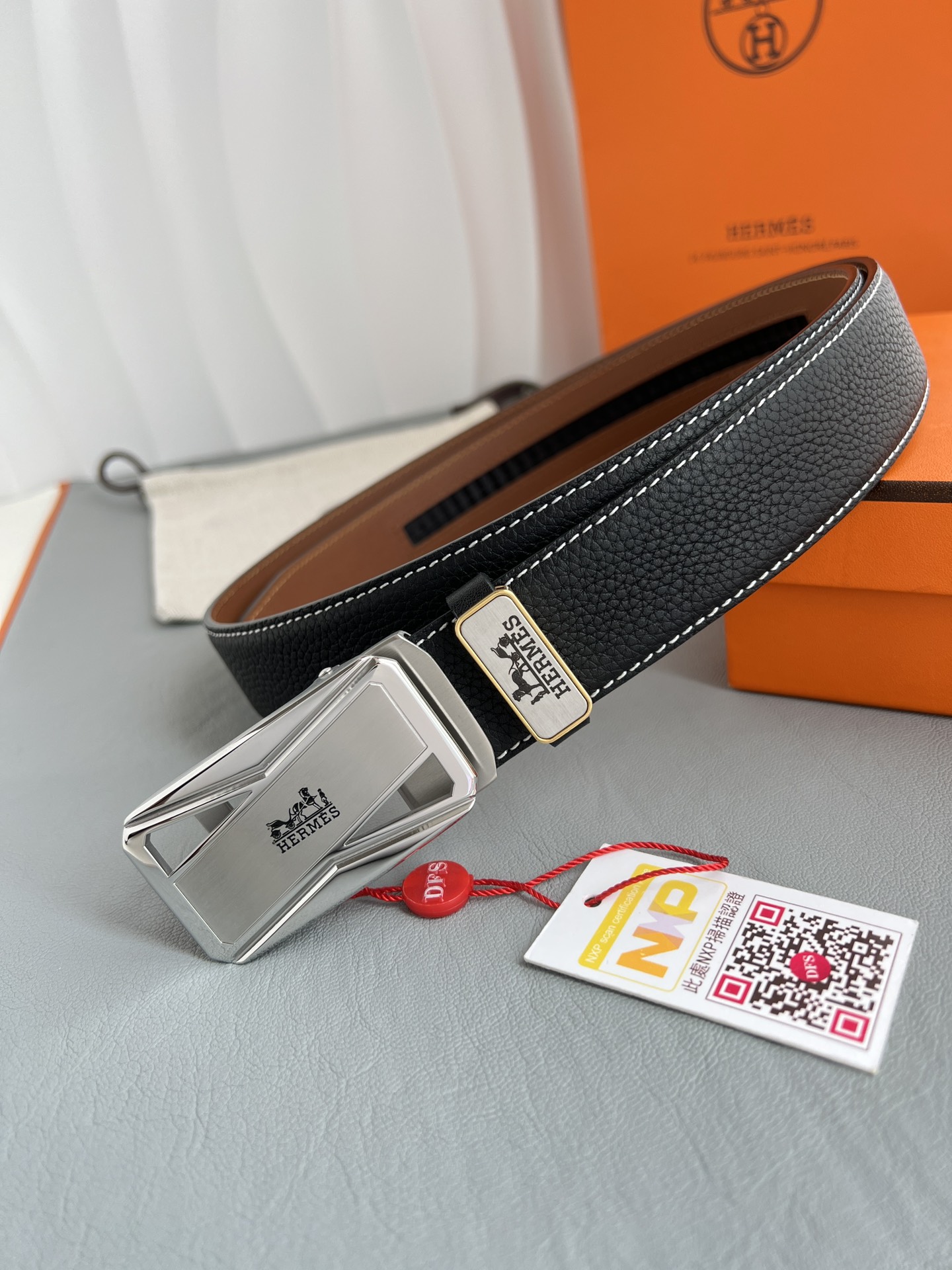 【Hermès】(エルメス) 3.5cmベルト メンズ