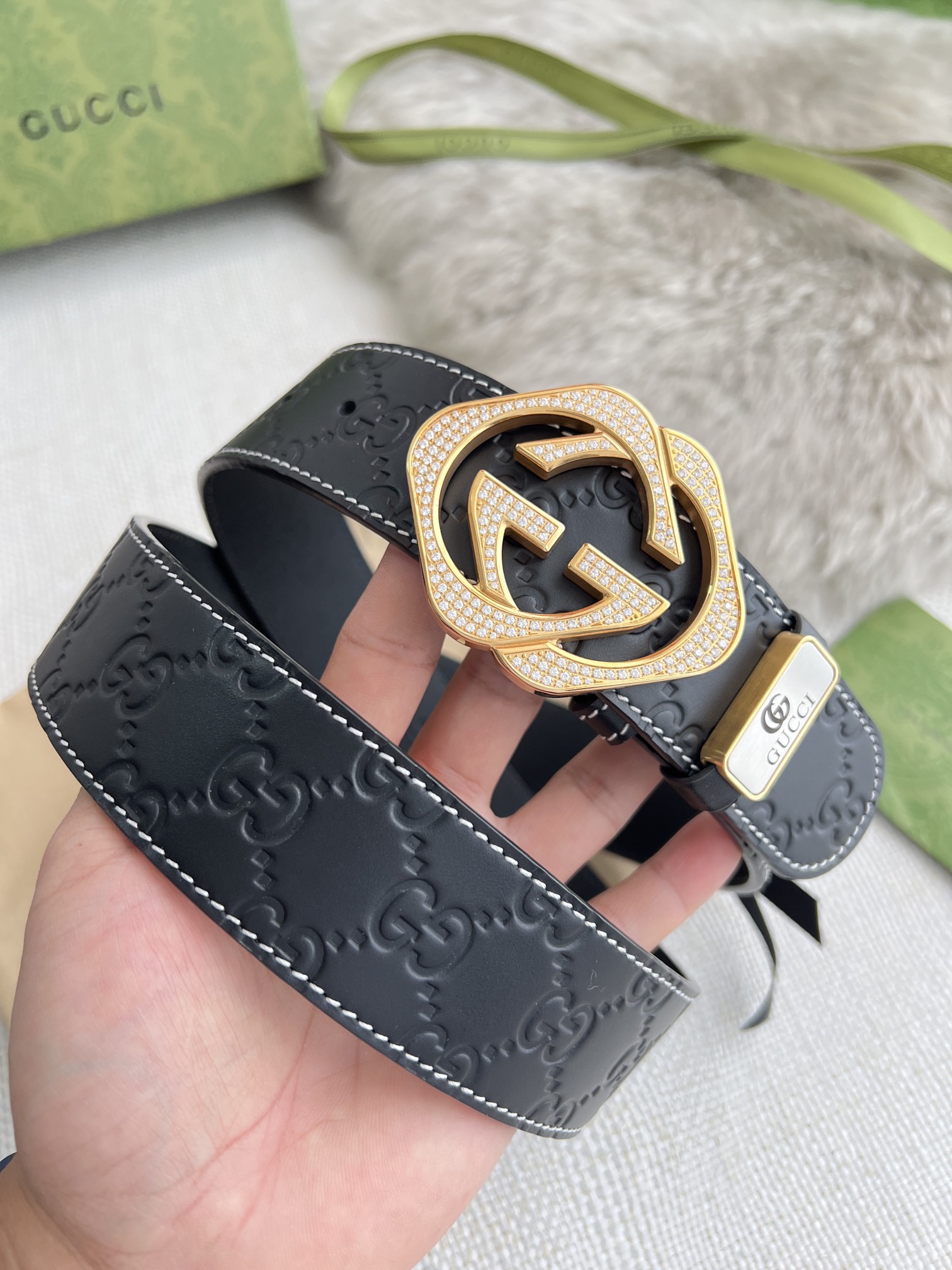 【GUCCI】(グッチ) 3.8cmベルト メンズ