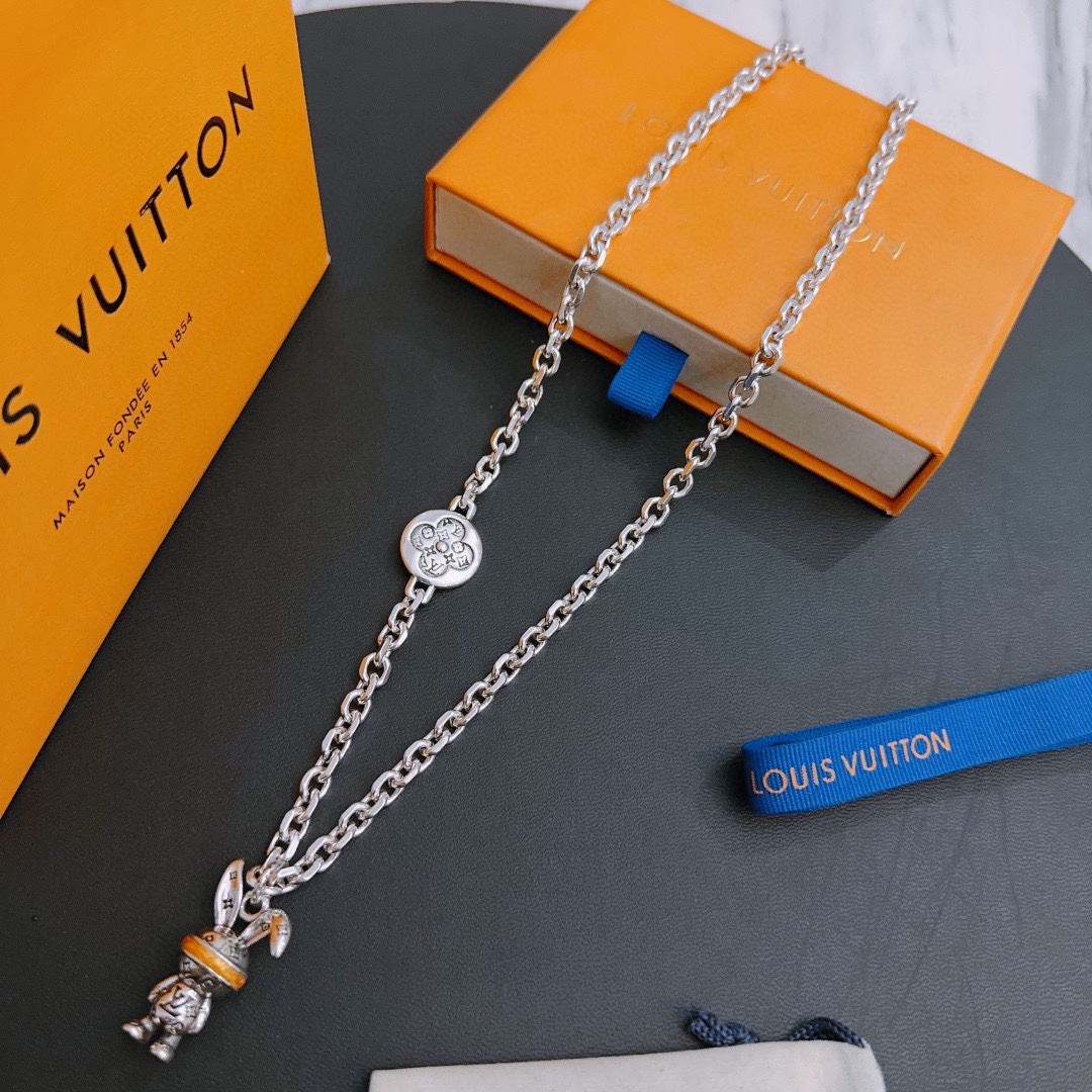 【LOUIS VUITTON】ネックレス、新しいネックレス万能シンプルファッションオーナメント  2472