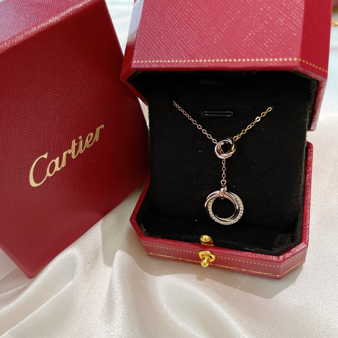 【CARTIER】ネックレス、新しいネックレス万能シンプルファッションオーナメント 2472