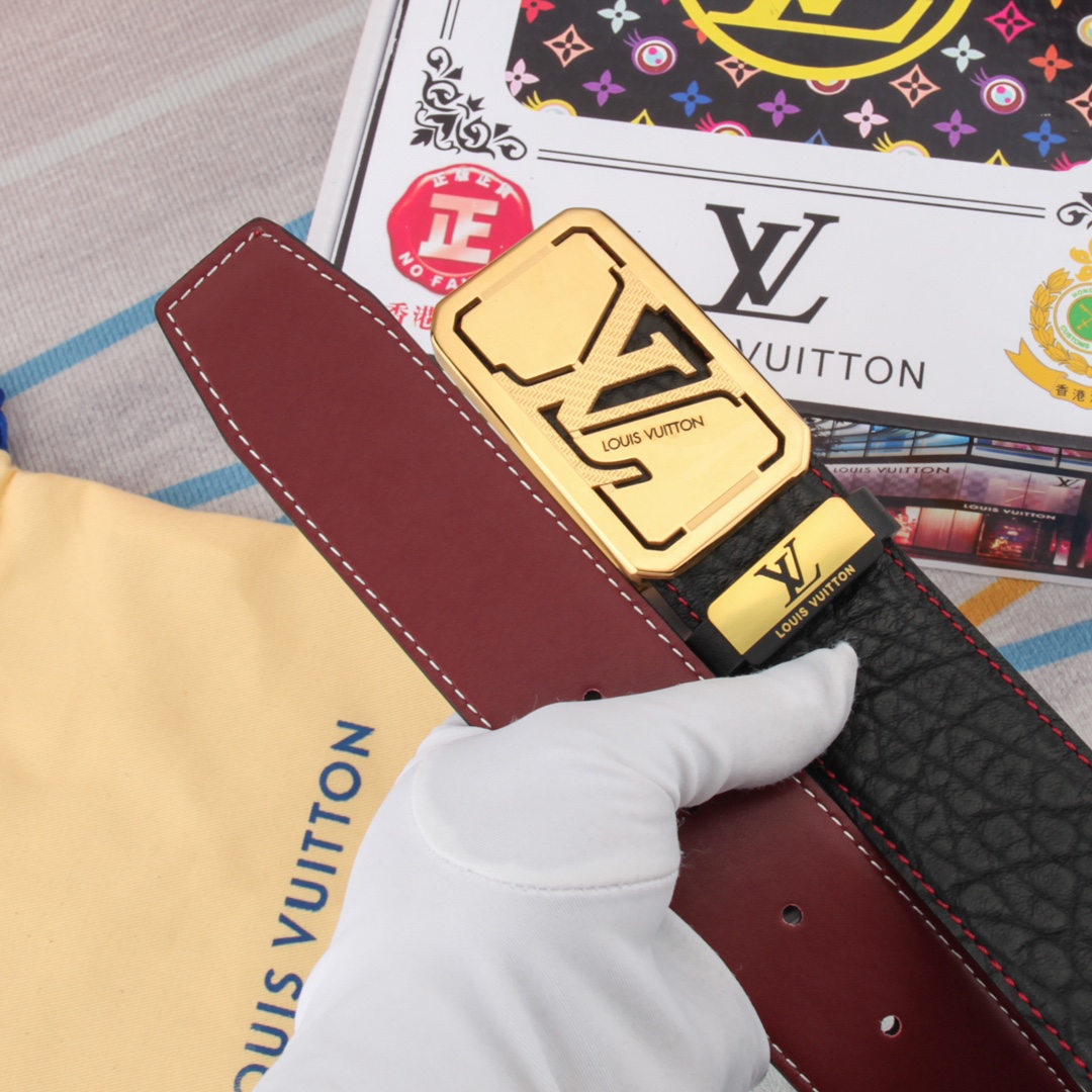 LV【LOUIS VUITTON】(ルイヴィトン) 3.8cmベルト メンズ  240903