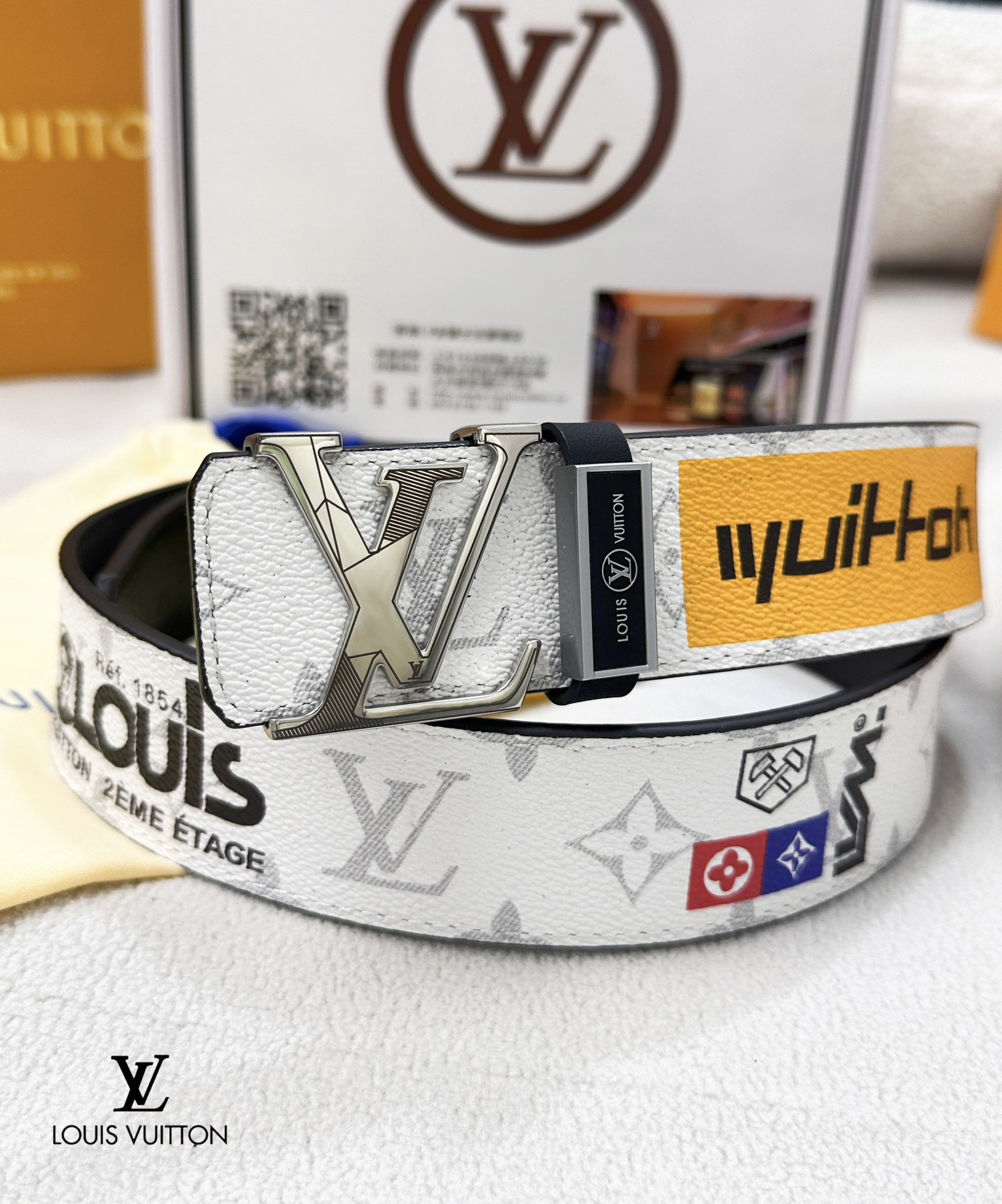【LOUIS VUITTON】(ルイヴィトン) 3.8cmベルト メンズ  24706