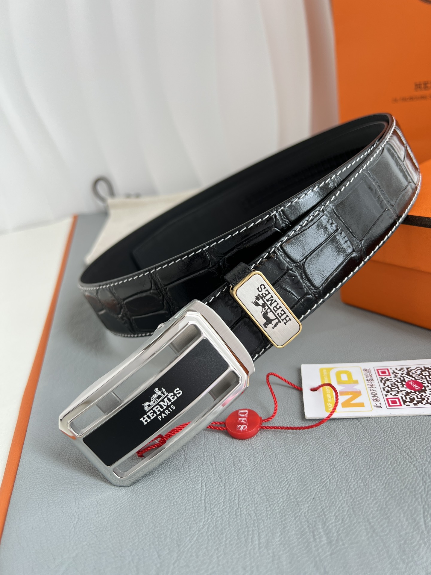 【Hermès】(エルメス) 3.5cmベルト メンズ