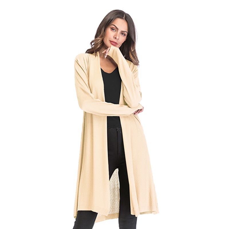 [Stella Fashion] Women Long Sleeve Cardigan Knitted Fabrics