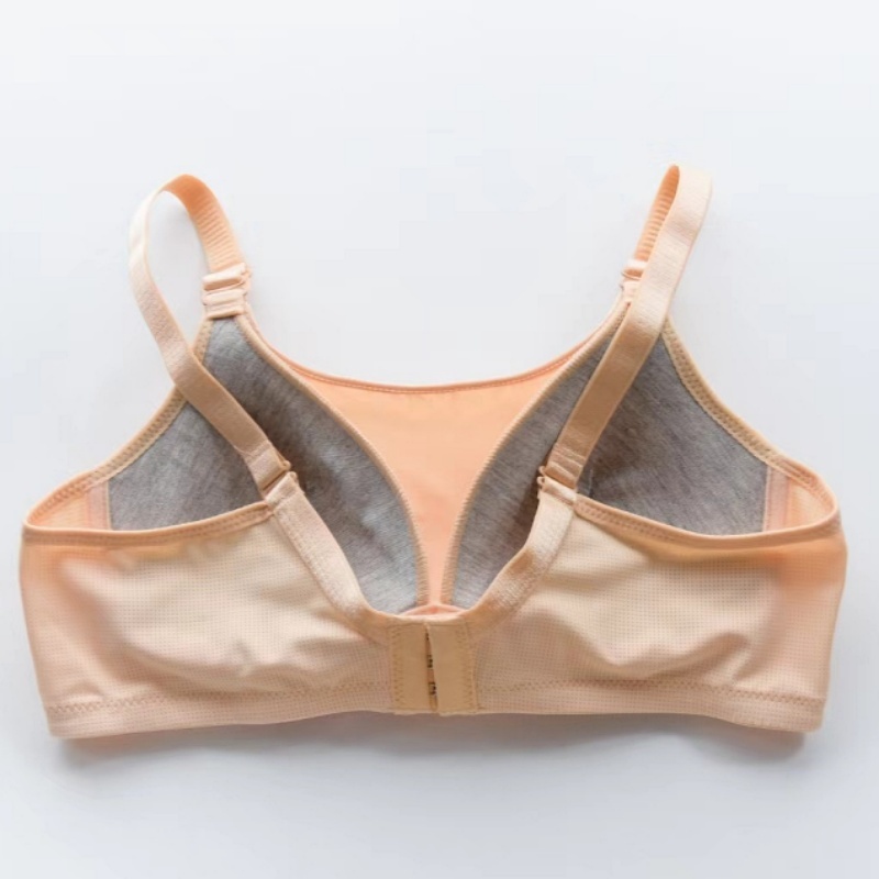[Stella Fashion] Girls' Rimless Bras thin section breathable tube top anti-glare  wrapped chest No Steel Ring Bra