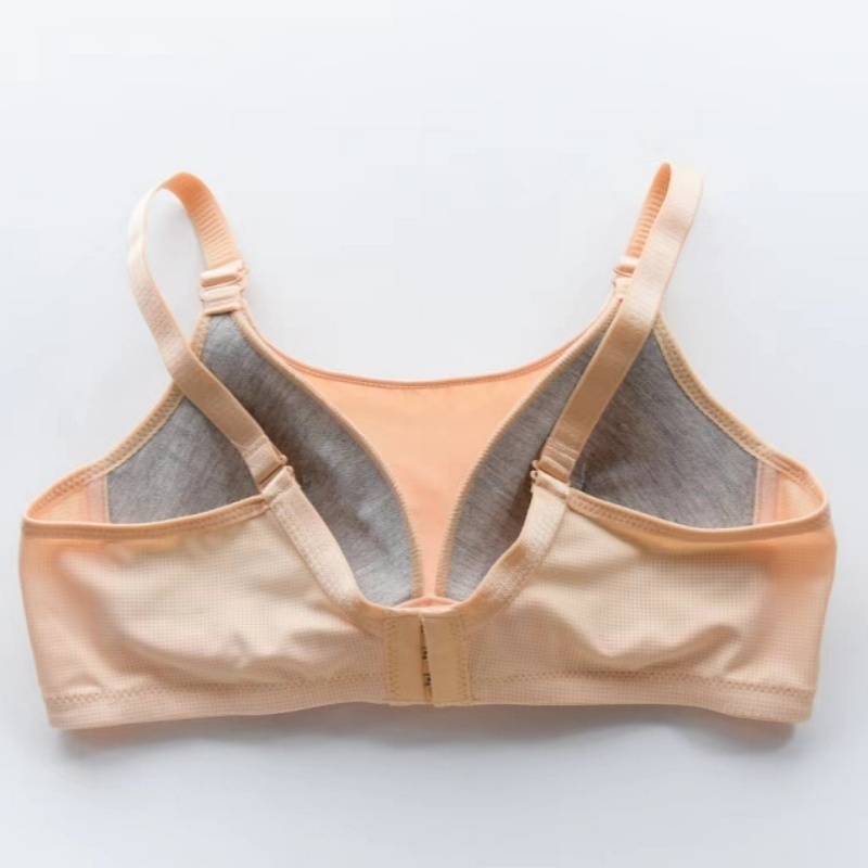 [Stella Fashion] Girls' Rimless Bras thin section breathable tube top anti-glare  wrapped chest No Steel Ring Bra-Stella's Fashion