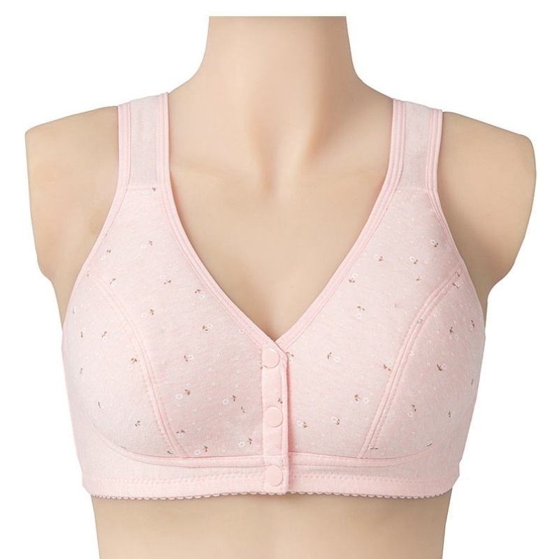 [Stella Fashion] Large Size Bra For Middle-aged Women Without Steel Ri