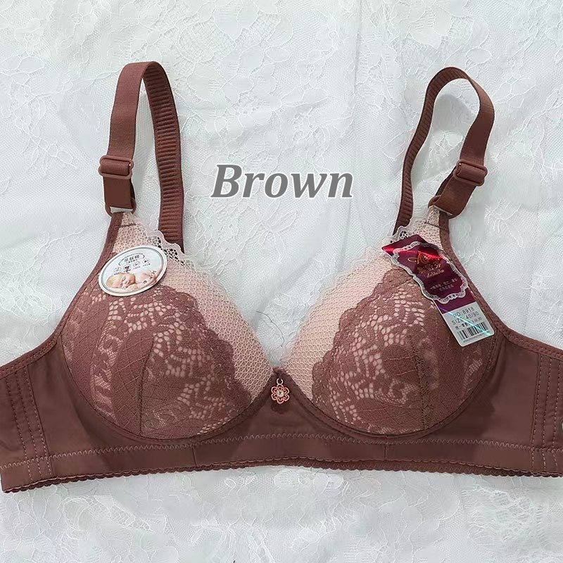 [Stella Fashion] No Steel Ring Middle-aged Mother Thin Mould Cup Lace